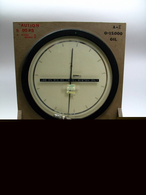 Heise psi pressure gauge oil system only machine 