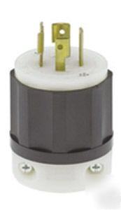 Leviton 20 am 250V 3 phase locking plug 2421 (10 pcs.)