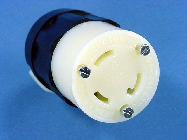 Leviton L5-30 locking connector 30A 125V 2613