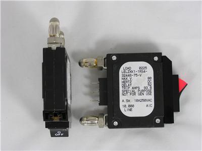 New airpax 75 amp dc breaker LMLZXK1-1RLS4-32446-75-v - 