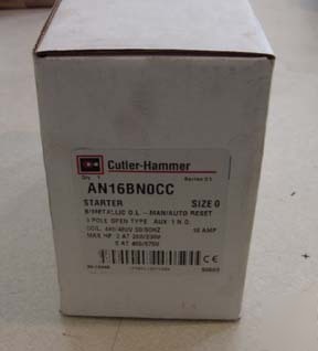 New culter hammer motor starter size 0 in box