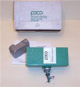 Peco C3026 ss cube sensor. wide field 5 to 14 vdc nos