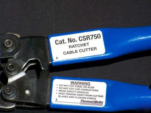 Ratchet cutter t&b ratcheting cable cutter--** ** 