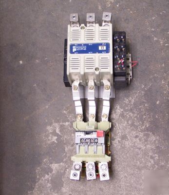 Telemecanique LC1FF43 motor starter w/ lr-F105 