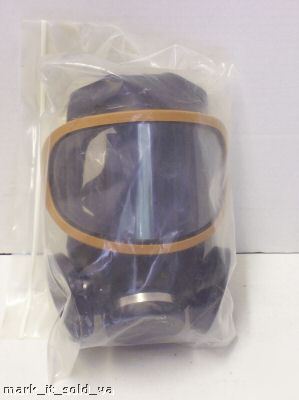  msa ultratwin full facepiece respirator sz m