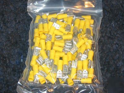 100 count yellow quick slides 12-10 gauge .250 female