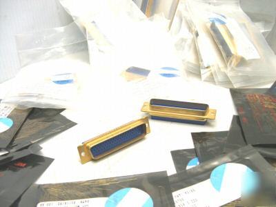 20 amphenol aerospace 78 pin connectors w/gold contacts