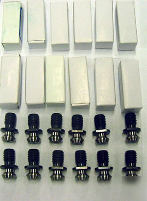 12 pc cincinnati cat 50 x 45 deg. coolant pull stud
