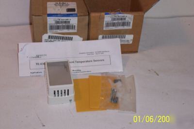 2 johnson controls te-6300P wall mount temp sensors