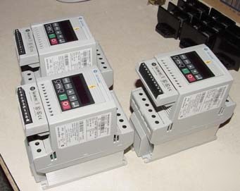 3PC allen bradley 160 vfd 460V 1HP