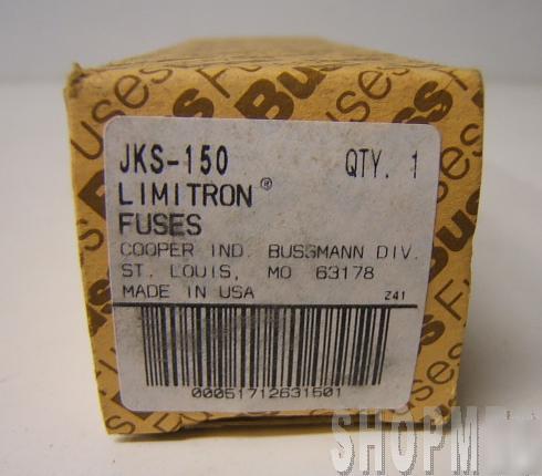 Bussman limitron 150A 600V 200,000A fuse jks-150