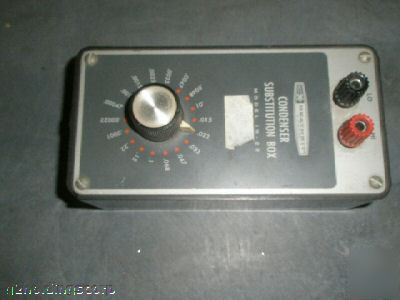 Heathkit condenser substitution box model# in-22