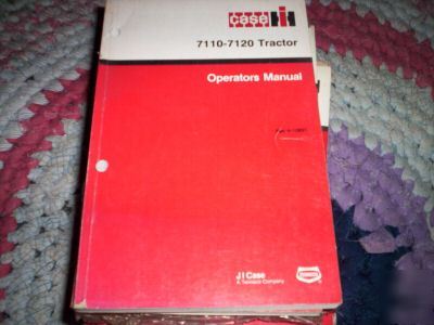 Ih case 7110-7120 tractor operators manual-rac 9-12931