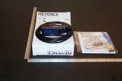 Keyence et-90 fiber optic sensor amplifier