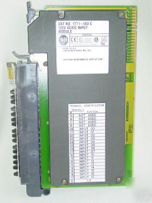 New allen-bradley #1771-iad, 120V, ac/dc input - 