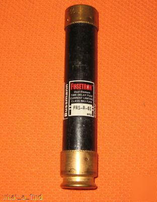 New buss frs-r-60 fuse FRSR60 60 amp 600 volt nnb 