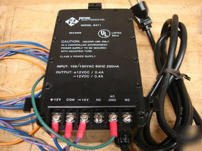 New james 12VDC power supply 6471 120VAC input 