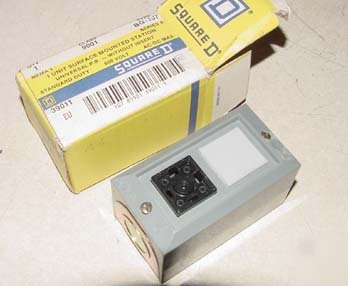 New square d mounted push button station 9001-bg-107 