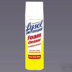 Professional lysol disinfectant foam cleaner rec 02775