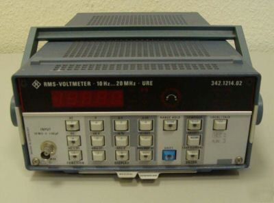 Rohde&schwarz ure rms voltmeter - excellent condition 