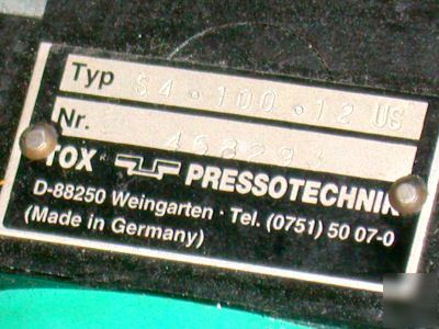 Tox pressotechnik powerpackage cylinder S4.100.12US