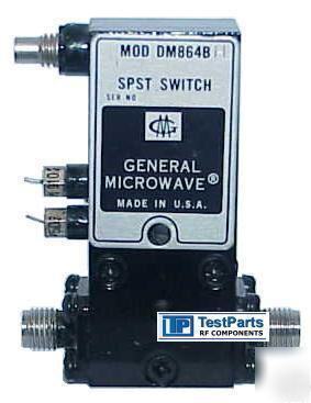 07-02945 general microwave DM864B spst microwave switch