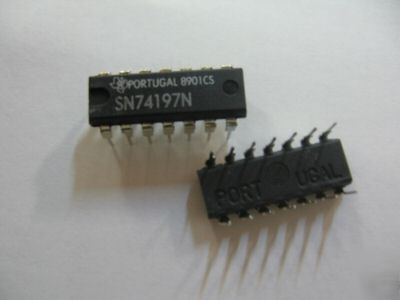 25PCS p/n SN74197N ; digital ics DIP14