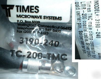 5 times microwave 3190-240 TC200TMC tnc male for LMR200