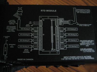 Ab allen bradley 1406-R16 motor proctector rtd module