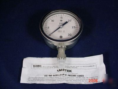Ametek / u.s. gauge 540L 0/30 psi 1/4
