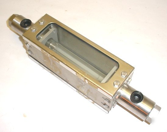 Brooks industrial glass tube variable area flowmeter 