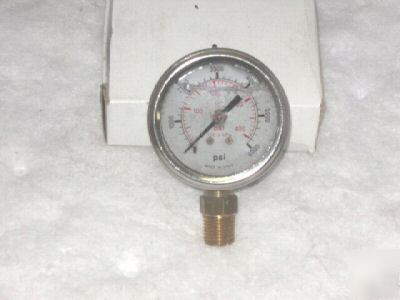 Dynamic fluid component CF5P-420 glycerine filled gauge