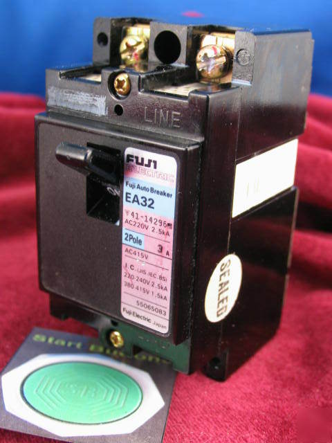 EA32 41-14295 fuji 10 amp 220V ac 2 pole auto breaker