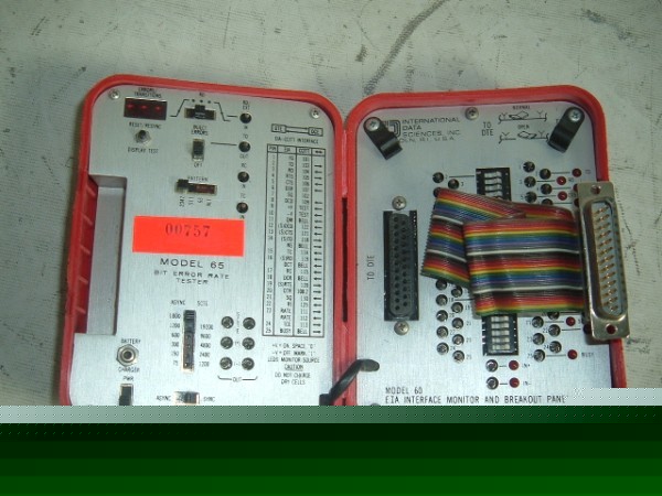 Eia model 65/60 bit error rate tester & breakout panel
