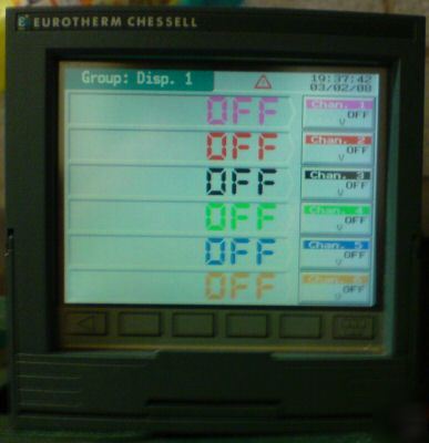 Eurotherm chessell 4100G paperless chart recorder