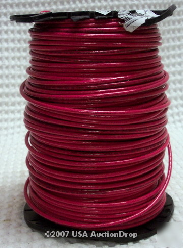 New 500' spool of red thhn wire