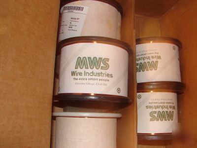 New 8.5 ibs spool mws awg 34 hapt copper magnet wire - 