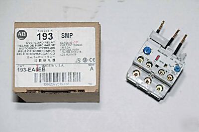 New allen-bradley overload bulletin 193 1.6 to 5.0 amp