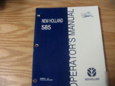 New holland 585 baler operators manual