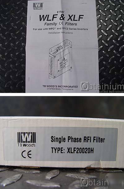 Tb wood's single phase rfi filter 250V 50/60HZ unused