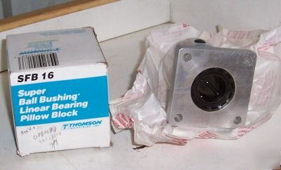 Thomson sfb-16 linear pillow block bearing 