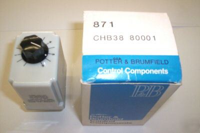 Time delay relay potter brumfield CHB38 80001 