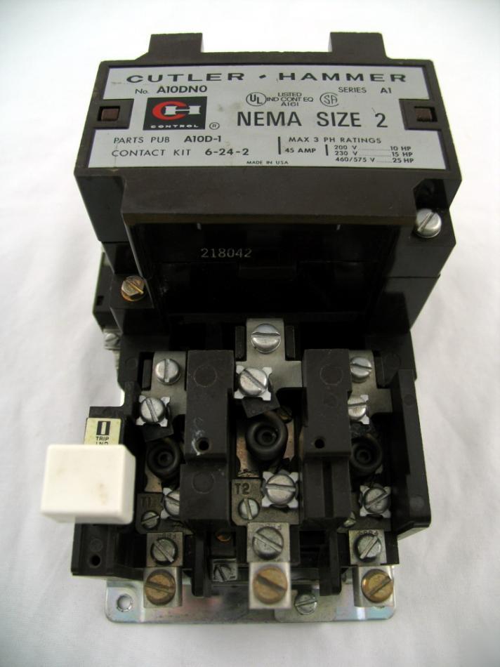 Very nice cutler hammer nema size 2 starter relay