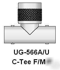 05-01275 c tee f/m/f coax adapter ug-566A/u coaxial rf