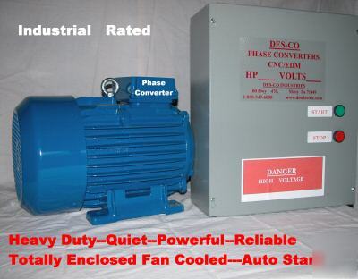 30 hp cnc rotary phase converters des-co industries