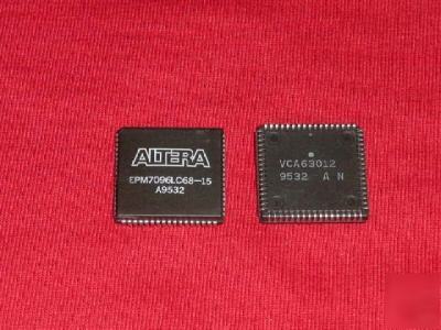 5 pcs. altera# EPM7096LC68-15, plcc package