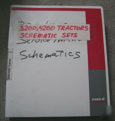 Case ih 3200 4200 tractor schematic set service manual