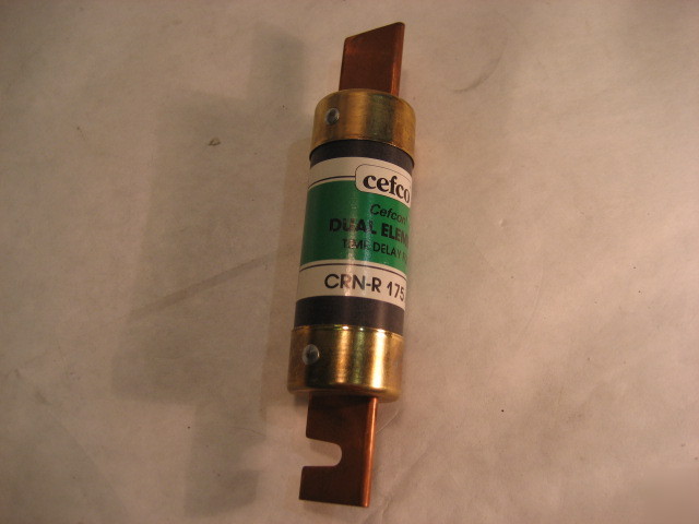 Cefco crn-r 175 a 250V dual element time delay fuses