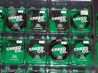 Creed repair assortment #62 o rings kit o-rings + case