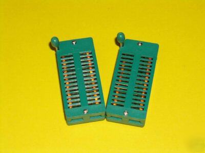 Dip 28 pin universal ic zif test socket x 2 pieces